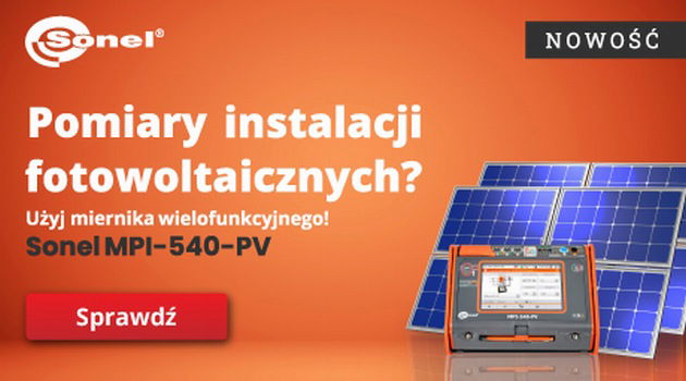 Bezpieczeństwo w fotowoltaice - mierniki Sonel MPI-540-PV