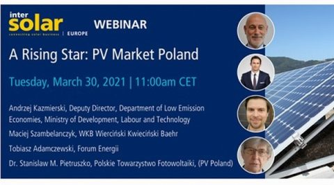 Webinar Intersolar Europe: Wchodząca gwiazda – rynek fotowoltaiki w Polsce