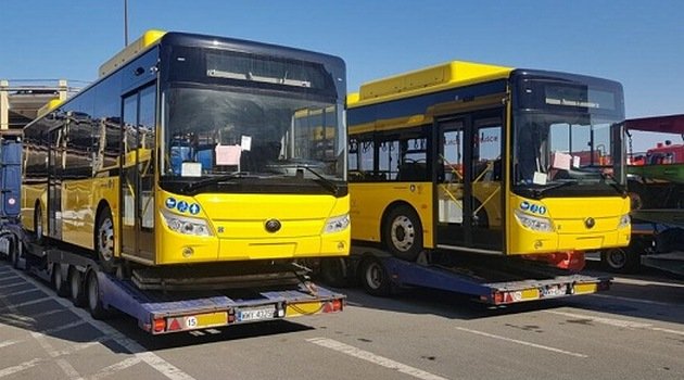 Chińskie autobusy elektryczne dotarły do Polkowic