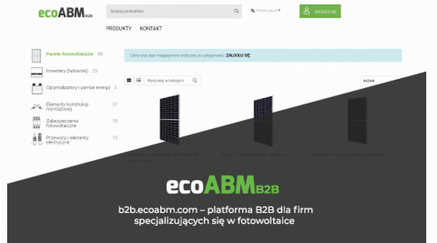 b2b.ecoabm.com - Nowa hurtowania fotowoltaiczna na polskim rynku