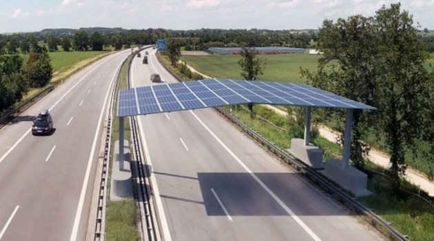 Niemcy mają plan na panele fotowoltaiczne nad autostradami