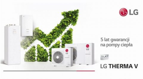 LG wydłuża gwarancję do 5 lat na pompy ciepła Therma V