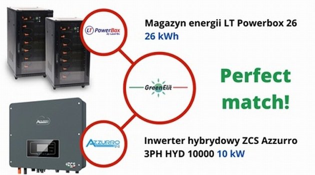 Magazynowanie zielonej energii za pomocą  LT PowerBox & ZCS Azzurro