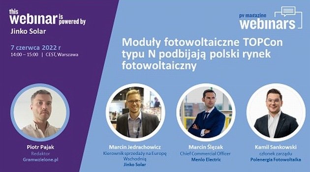Webinar PV Magazine: Moduły TOPCon podbijają polski rynek PV