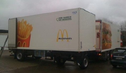 Olej z frytek do ciężarówek McDonald's
