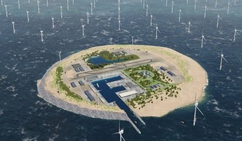 Kraje UE chcą zbudować na Morzu Północnym hub dla morskich wiatraków