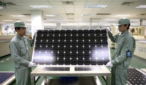 Panele solarne głównie z Chin