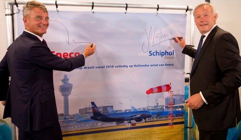 Holenderskie lotniska przejdą na 100 proc. energii z OZE