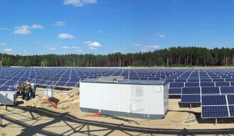 Największa farma fotowoltaiczna na Białorusi