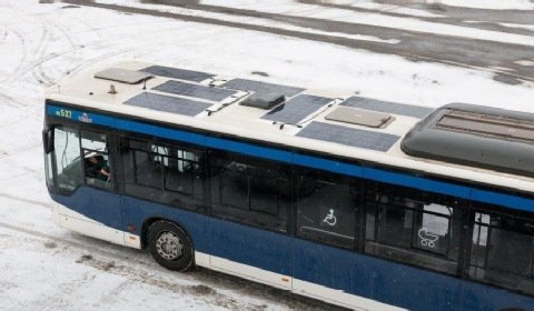 Kraków: kolejne autobusy z fotowoltaiką na dachu