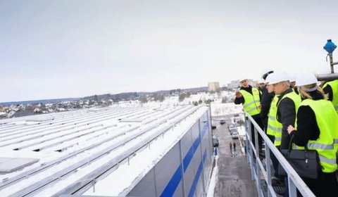 Największa dachowa instalacja fotowoltaiczna w krajach bałtyckich