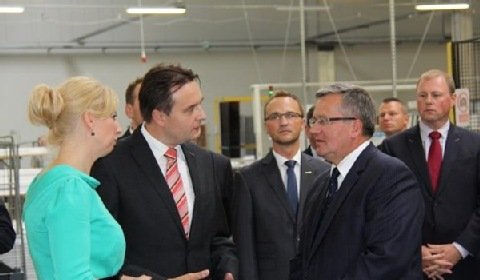 Prezydent odwiedził fabrykę czołowego polskiego producenta kolektorów słonecznych